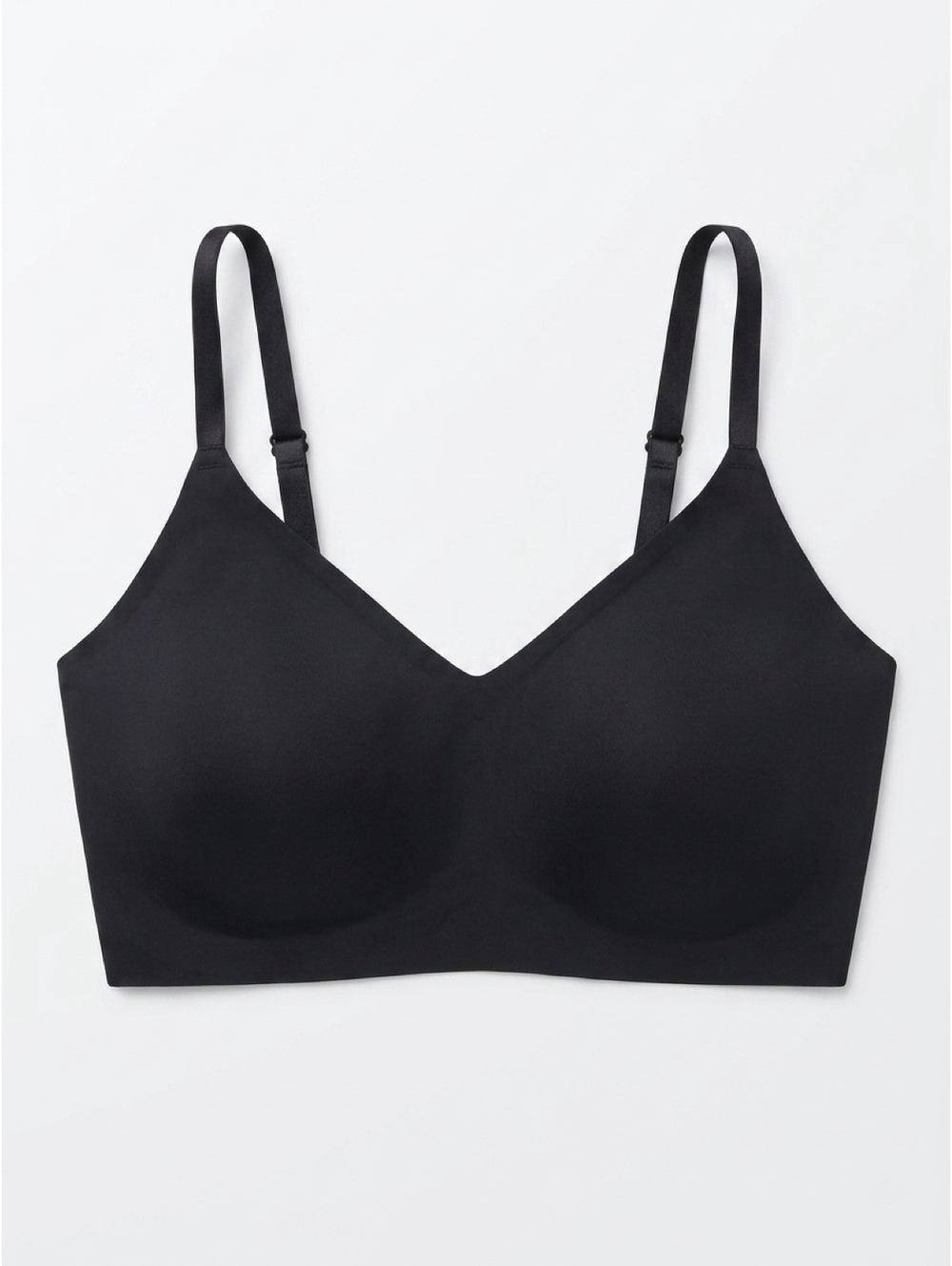 True & Co. Seamless Black Wireless Bra Size XL